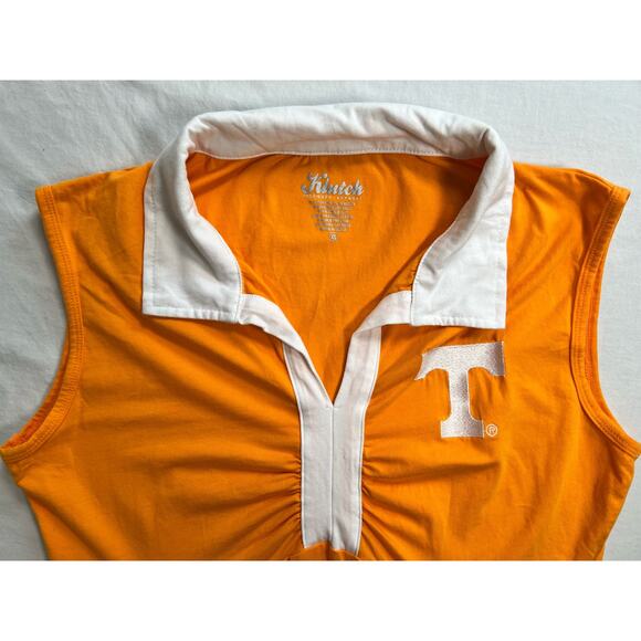 Klutch‎ UT University of Tennessee Sleeveless Shirt XL Orange White - Picture 3 of 9